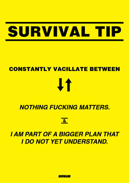 SURVIVAL TIP